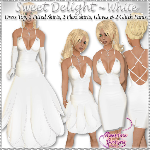 *Awesome Designs Sweet Delight In White