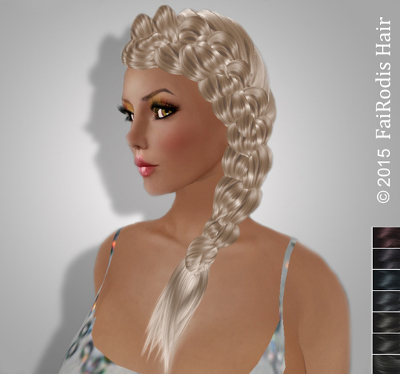  FaiRodis Alvina hair BLACK1 pack