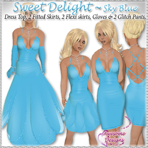 *Awesome Designs Sweet Delight In Sky Blue