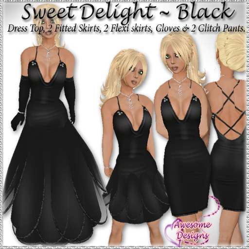 *Awesome Designs Sweet Delight In Black