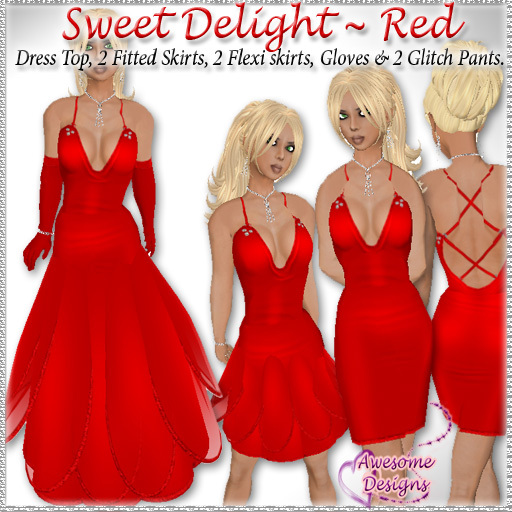 *Awesome Designs Sweet Delight In Red