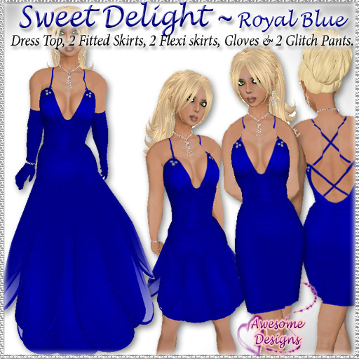 *Awesome Designs Sweet Delight In Royal Blue