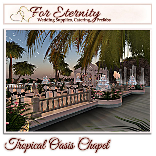 *VRD* Wedding Kit - Tropical Oasis Chapel (boxed)
