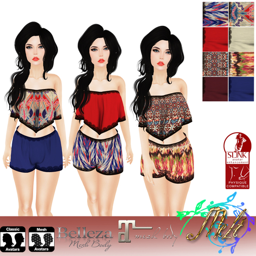 {Melt} DEMO Janis Shorts Set