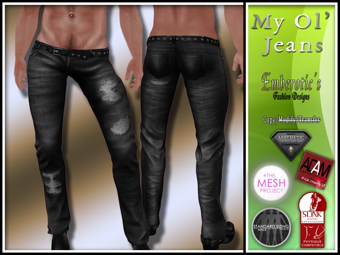 EFDM_30 My Ol' JEANS Black
