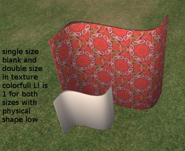 mesh with rounded doubleL shape