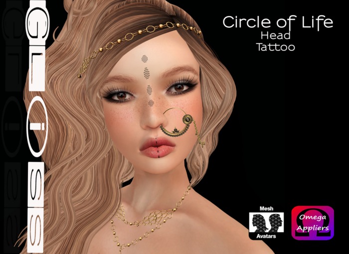 Gliss - Circle OL Head Tattoo Omega Apllier