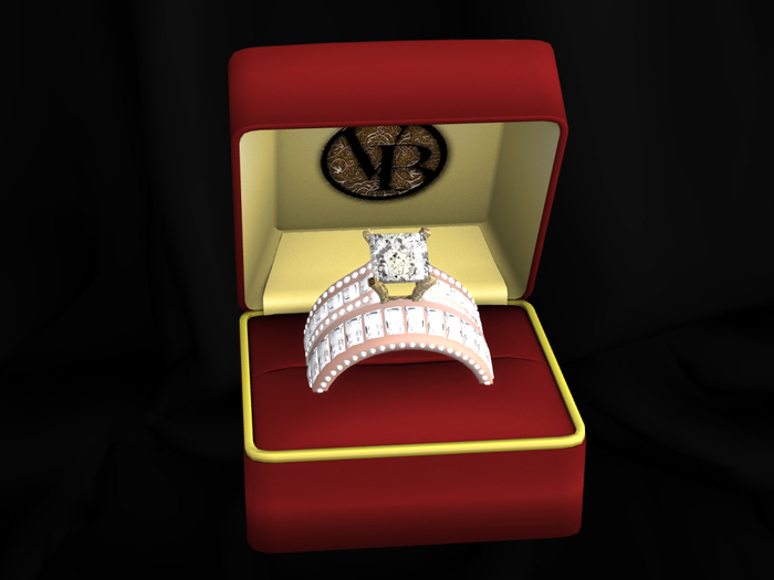 .::LiX::.Rose Gold Engagement Ring