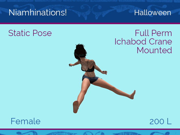 Halloween, Horror - OOO - Unisex - Full Perm Poses & Animations from Niamhinations!