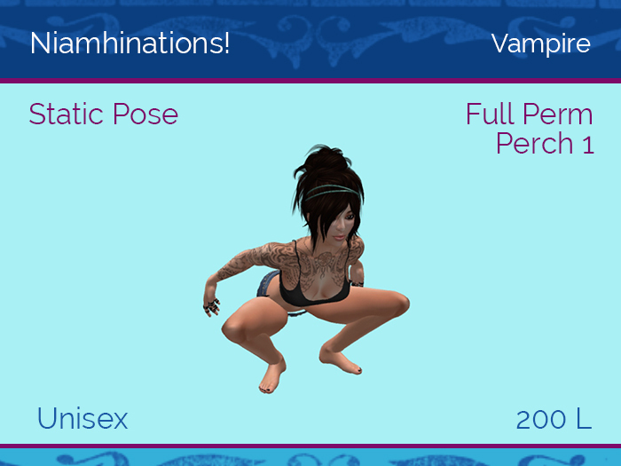 Halloween, Horror - OOO - Unisex - Full Perm Poses & Animations from Niamhinations!