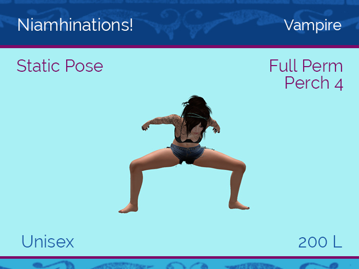 Halloween, Horror - OOO - Unisex - Full Perm Poses & Animations from Niamhinations!