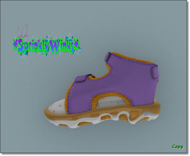 *S*W* Purple/Orange Sandals (TD)