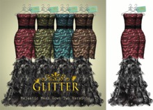 *GLITTER* MAJESTIC GOWN MESH FRAISE - TWO VERSIONS