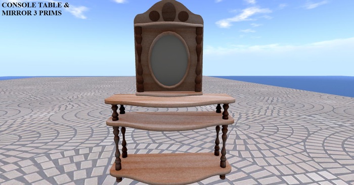 CONSOLE TABLE & MIRROR