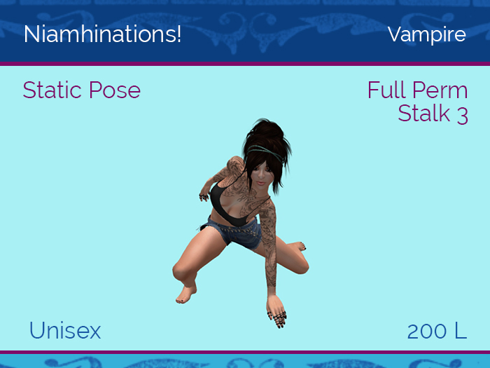 Halloween, Horror - OOO - Unisex - Full Perm Poses & Animations from Niamhinations!