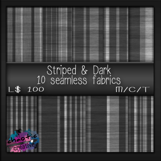 Chaotic Creative - Seamless Stripes Dark