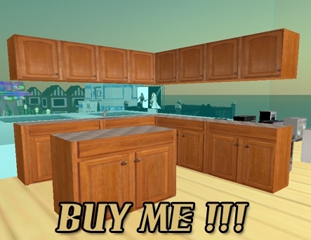 Wood kitchen 5 prims