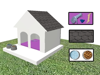 Dog House Dual White