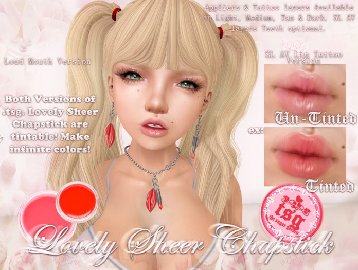 .tsg. Lovely Sheer Chapstick *DEMO*