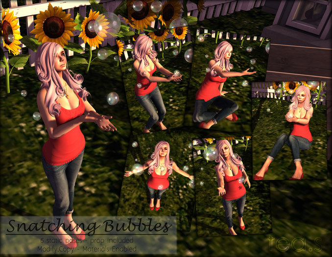 [tea.s] Snatching Bubbles - Singles Pose Set 