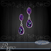 :::Krystal::: Regency - Earrings - Platinum - Quasar