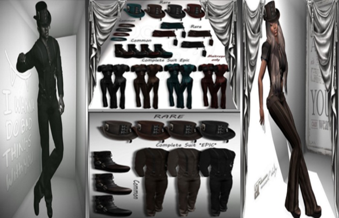 Yasum*Steampunk Belt*RARE*Red