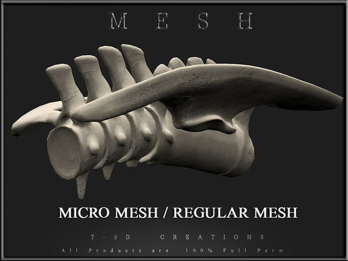 T-3D Creations [ Triceratops Bone - Hip Joint ] MESH