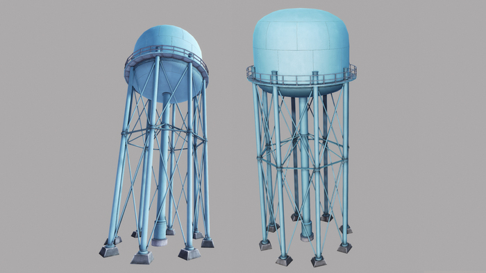 Metal Water Tower