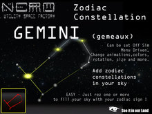 HTN stars GEMINI  Zodiac Mesh Off Sim