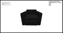 A cozy 1 prim leather armchair