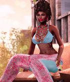 Zaara [Goa party] : 9 Arpora Fishermans pants *candyfloss*