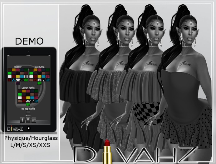 !DC! Ranae Ruffle Dress (Mesh) DEMO