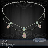 :::Krystal::: Regency - Necklace - Platinum - Sunrise