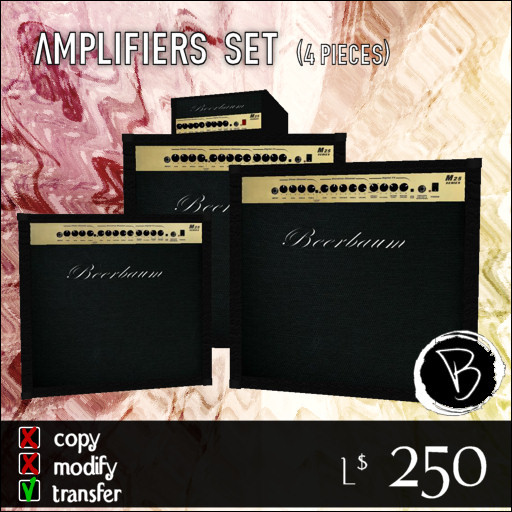 (Beerbaum) Guitar Amplifier Set - Classic (Music)