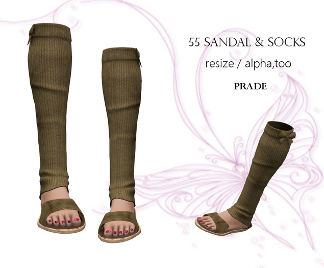 55 Sandal & Socks Box