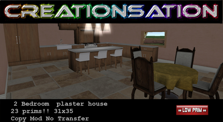 Second Life Marketplace - 23 prim 2 bedroom house
