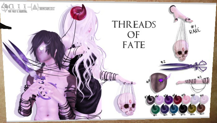 #7 Moirai Horns Purple {aii}