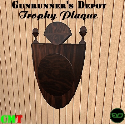 Gunrunner's Depot Trophy Plaque