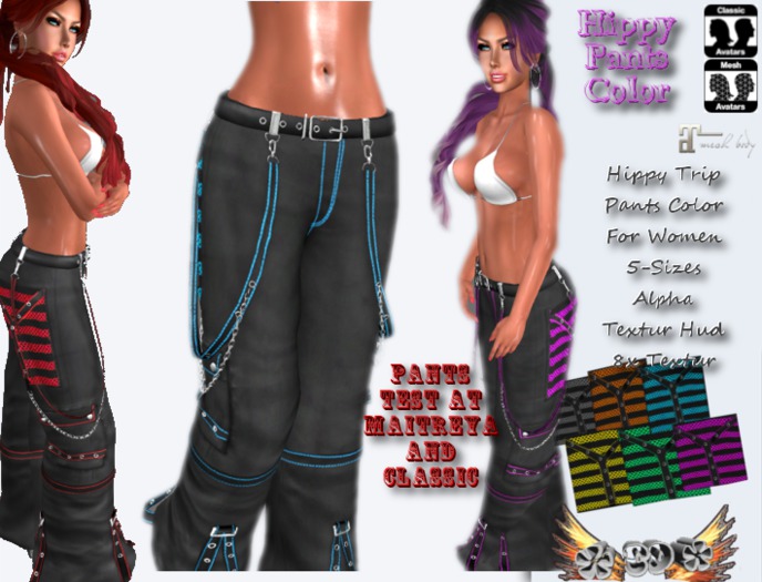 Hippy Pants Color For Women Paket