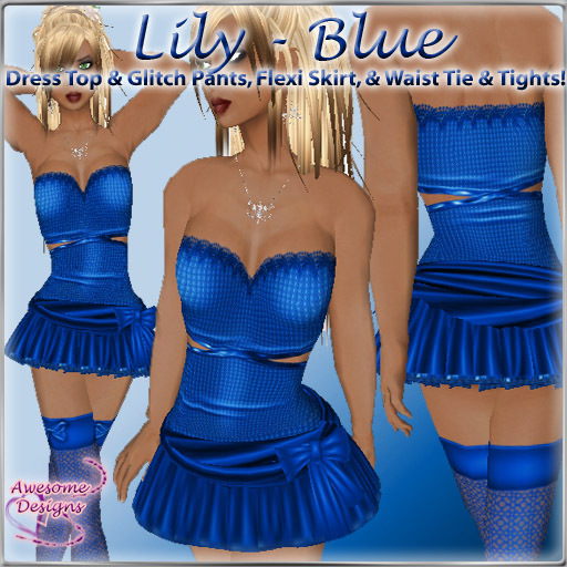 *Awesome Designs Lily In Blue