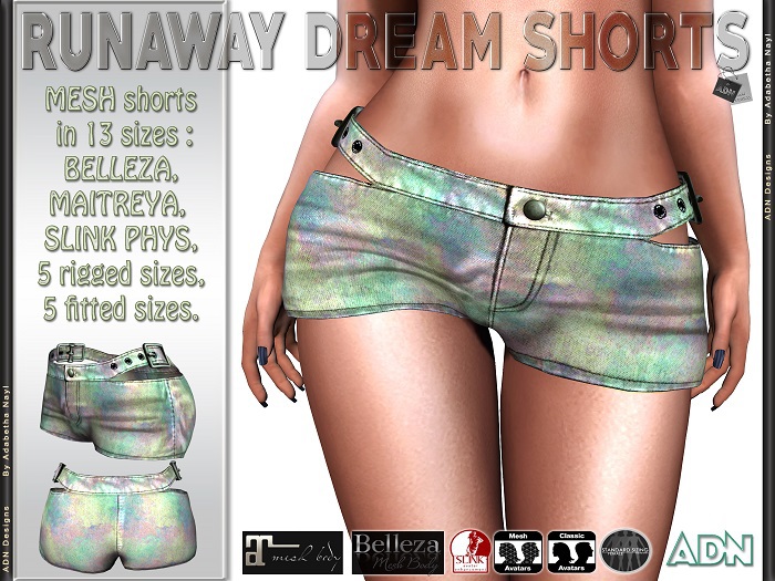 [AdN] DEMO RUNAWAY DREAM SHORTS (SLINK MAITREYA BELLEZA CLAS.)