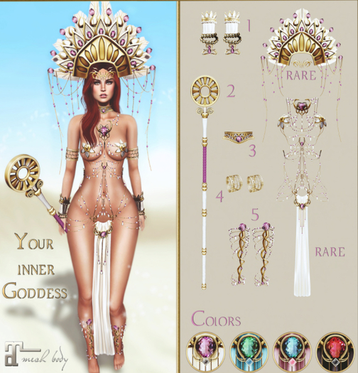 Belle Epoque { Your Inner Goddess } Black Chocker (box)