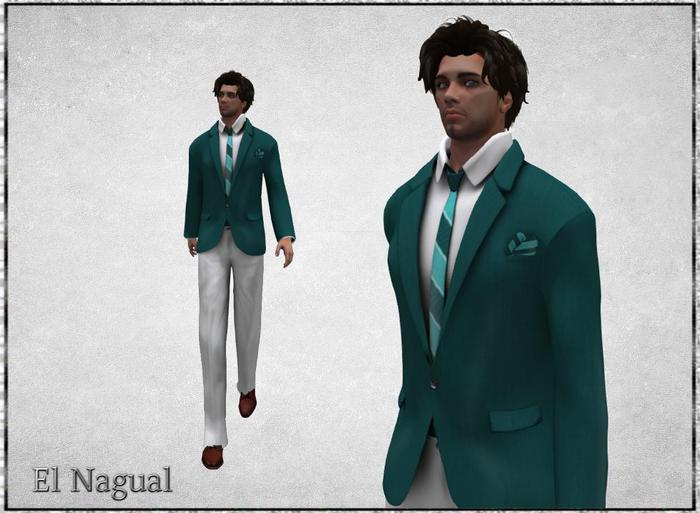 SUIT YACHT CLUB GREEN JACKET