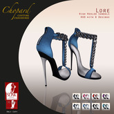 *Chopard Couture* Lore High Heeled Sandals (HUD) (SLINK HIGH)