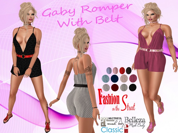 Gaby Romper W/Hud