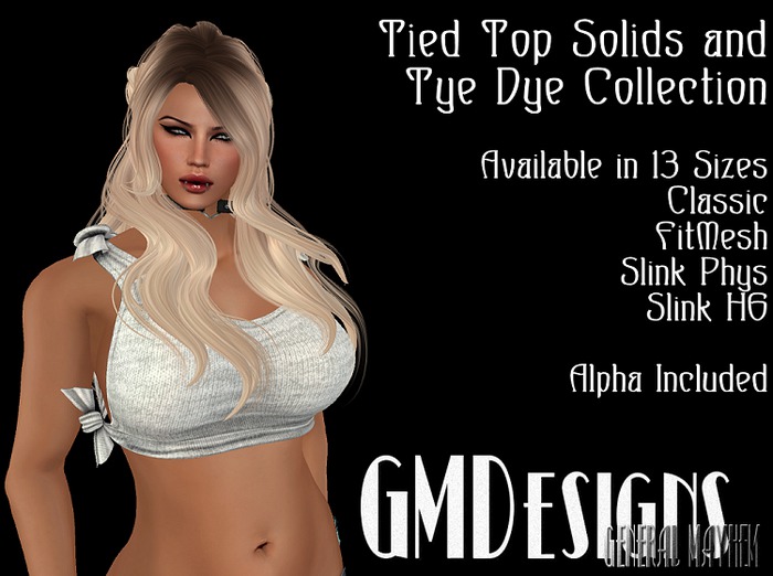 GMDesigns Grey Solid Tied Top