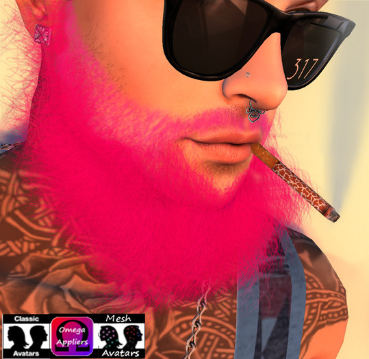 10.) The Winning Man Beard_In Stark Pink_by 317