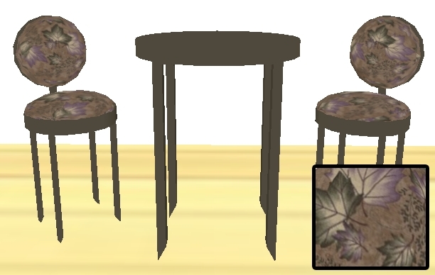 Day Tripper table set (leaves green)