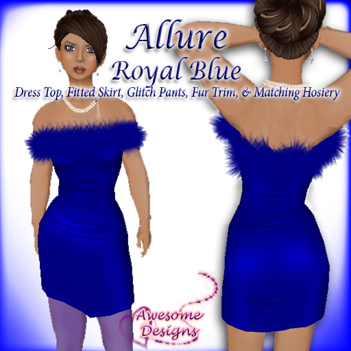 * Awesome Designs Allure In Royal Blue