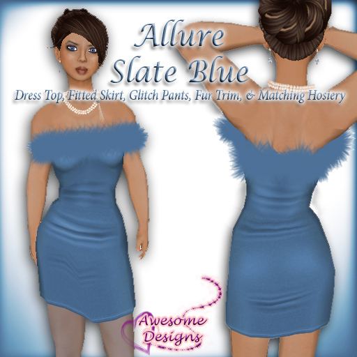 *Awesome Designs Allure In Slate Blue